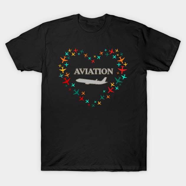 Aviation T-Shirt by designbek